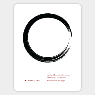 Enso Circle Zen Meditation Art Print Magnet